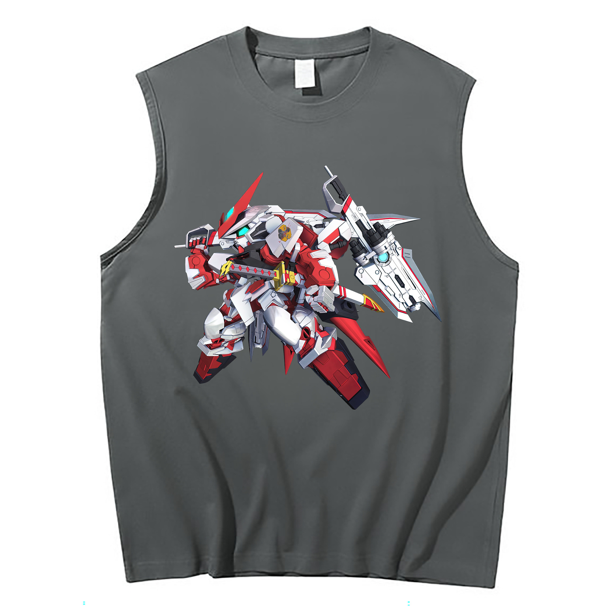 （画像用） 機動戦士ガンダム Mobile Suit Gundam コットン100％タンクトップ（フロントプリント）